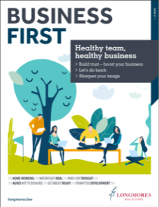 Business First issue 37 Longmores LawNet