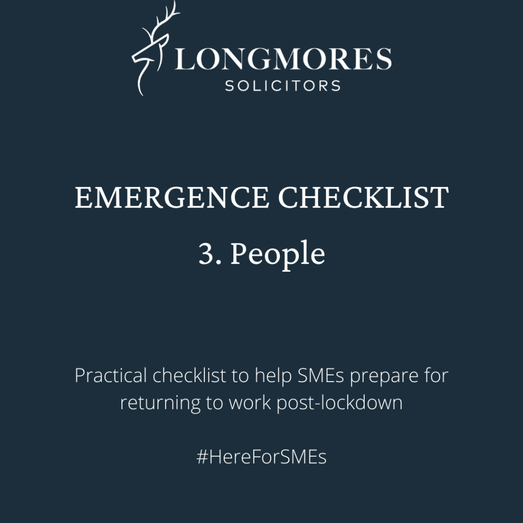 Emergence Checklist – 3. People