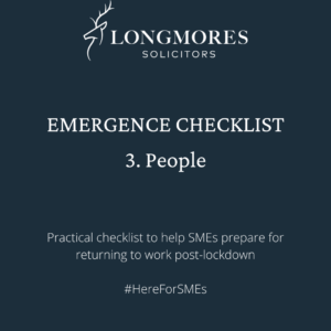 Emergence Checklist – 3. People