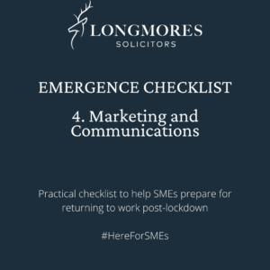 Emergence Checklist – 4. Marketing & Communications