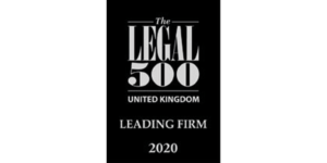 Legal 500 Leading Law Firm 2020