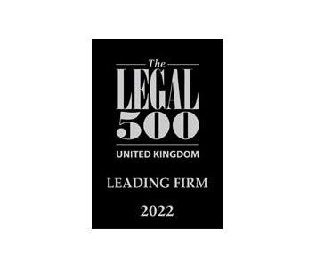 Leading firm Legal 500 2022