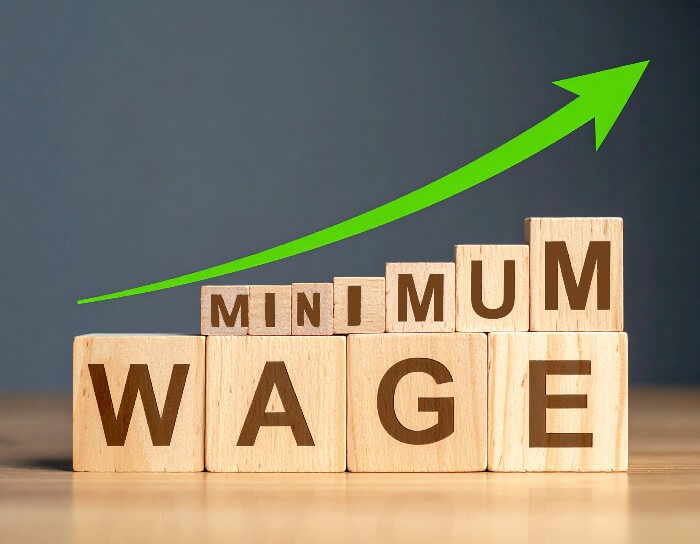 National minimum wage changes from 1st April