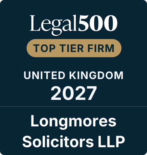 The Legal 500 2027 ranks Longmores Top Tier